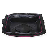 Fila Kelly 19-in Sports Duffel Bag, Black Fuchsia One Size