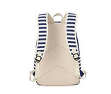 S Kaiko Stripe Canvas Backpack School Bakcpack For Women And Men School Bag Daypack Rucksack