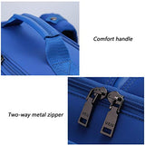 STATEGY 4 Wheels Trolley Backpack Executive Mobile Office Business Hand Cabin Luggage Laptop Rucksack Nylon Waterproof Bag for Women Traveling (Color : Blue, Size : 533521cm)
