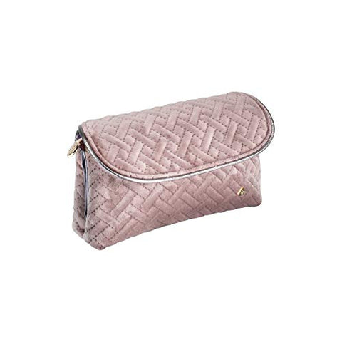 Stephanie Johnson Women's Milan Katie Folding Cosmetic Bag Travel Purse, Dusty Plum, One Size