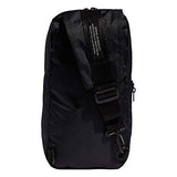 adidas Originals Utility Crossbody Sling Bag with Water Bottle Sleeve, Black, One Size