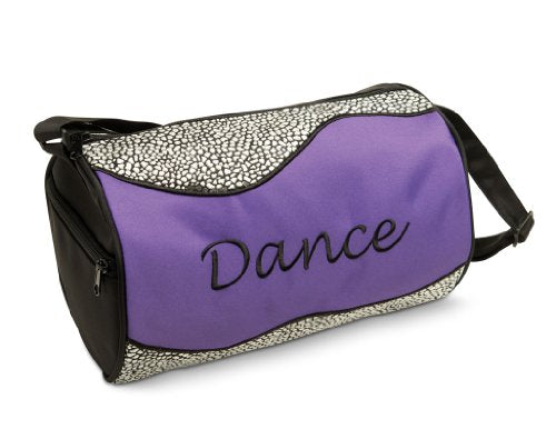 Dansbagz By Danshuz Silver Sizzle Duffel Bag O/S Purple