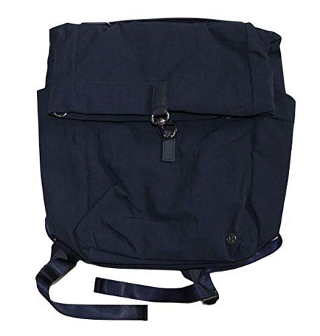 Lululemon Athletica Lululemon Women's Cross Paths Rucksack LW9BOJS Navy Blue 10.5 x 5.5 x 14 Shoulder Pack Sack Backpack, Tru Navy Blue