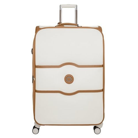 DELSEY Paris Chatelet Softside Luggage with Spinner Wheels, Champagne