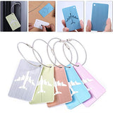 Carise Cute Luggage Tag Aluminum Alloy Air Plane Travel Suitcase Name ID Label Address Holder