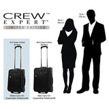Travelpro Crew Expert Global Carry-on Expandable Rollaboard, Jet Black