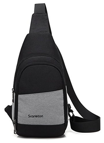 Scarleton Classic Sling Bag H20540103 - Black/Grey