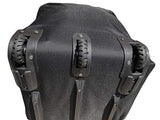 Gothamite 36-inch Rolling Duffle Bag with Wheels | Luggage Bag | Hockey Bag | XL Duffle Bag With Rollers | Heavy Duty 1200D Polyester (Black)