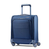 Samsonite Flexis Underseat Carry On Luggage with Spinner Wheels, Carbon Blue