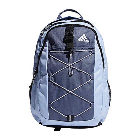 adidas Unisex Ultimate ID Backpack, Glow Blue/Tech Ink Grey/White/Black, ONE SIZE