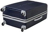 Nautica Lifeboat 3 Piece Hardside Expandable Suitcase Set, Classic Navy