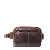 Jack Georges Voyager Large Travel Belt Bag Brown