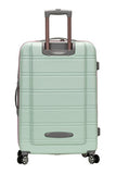 Rockland Abs 28" Expandable Spinner Luggage, Bright Green