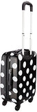 Rockland Luggage 20 Inch Carry On, Black Dot, Medium