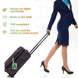 Luggage Tag Initial-Engineered Leather,Individual Letters-Personalized Luggage Tags (K)