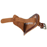 Genuine Leather Luggage Tag Travel Flight Bag ID Label Business Card Holder Name Address ID Bag Tag