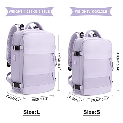 Large Travel Backpack Women, Carry On Backpack,Hiking Backpack Waterproof  Outdoor Sports Rucksack Casual Daypack School Bag Fit 14 Inch Laptop with
