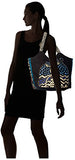 Laurel Burch Large Scoop Tote With Zipper Top, Spotted Cats