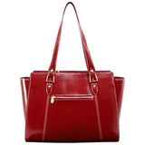 McKleinUSA 97506 Women's Business Tote, Leather, 16"x6"x12.75", Red
