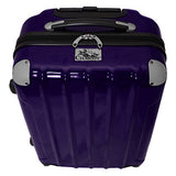 Chariot Vercelli 3 Piece Hardside Lightweight Upright Spinner Luggage Set, Purple, One Size