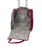 Rockland Wheeled Underseat Carry-On, Red, One Size