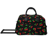 World Traveler 21-Inch Rolling Duffle Bag, Cherry
