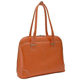 McKlein, W Series, Avon, Top Grain Cowhide Leather, 15" Leather Ladies' Laptop Briefcase, Orange (96650)