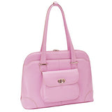 McKlein, W Series, Avon, Top Grain Cowhide Leather, 15" Leather Ladies' Laptop Briefcase, Pink (96659)
