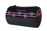 Sassi Designs Flower Dot Small Roll Duffel Bag Size: Small 7" X 12"