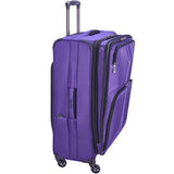 Delsey Luggage Sky Max 25" Expandable Spinner Upright, Purple