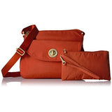 Baggallini Gold Provence Crossbody, Adobe