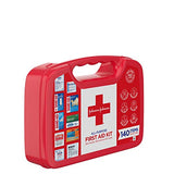 Johnson & Johnson All-Purpose Portable Compact Emergency First Aid Kit for Travel Home & Car, 140 pc