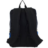 Fuel Travel Lightweight Bungee Backpack, Durable for School, Gym or Work (Graphite Gray/Royal