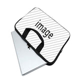 Gold Mandala Laptop Carrying Bag Sleeve,Neoprene Sleeve Case/Spiritual Ritual Symbol