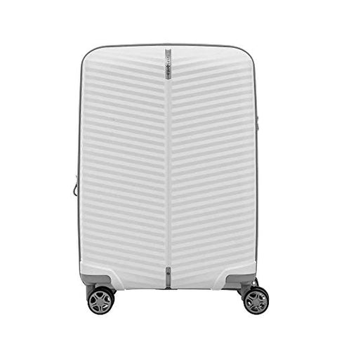 Samsonite Varro Spinner Unisex Small White Polypropylene Luggage Bag GE6005001