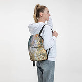 Drawstring Sports Backpack,Double Exposure Of Trees At Woods And Cut Tre,Travel Strap Pack Rucksack Shoulder Bags Gym Sackpack Casual Running Daypack For Men Women Teens 13.7"X17"