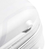 DELSEY Paris Clavel Hardside Expandable Luggage with Spinner Wheels, WHITE, Checked-Large 30 Inch