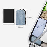 BONAIR OUTFITTERS Inflatable Travel Foot Rest Pillow | Kids Airplane Bed to Sleep | Adjustable Height Leg Pillow | with Bonus Pillow Cover | Best Kids Travel Accessories for Air, Car, Train