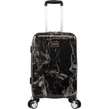 BEBE Luggage Reyna Hardside Carry-on Spinner, Black Marble