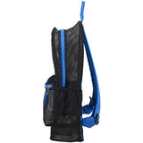 Eastsport Mesh Backpack, Black/Royal Blue