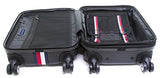 Tommy Hilfiger Basketweave 28" Expandable Hardside Spinner, Black