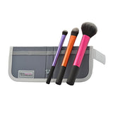 Real Techniques Cruelty Free Travel Essentials Set With Ultra Plush Custom Cut Synthetic