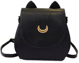 Sailor Moon Anime Cosplay Bag Backpack School Bag (Black)