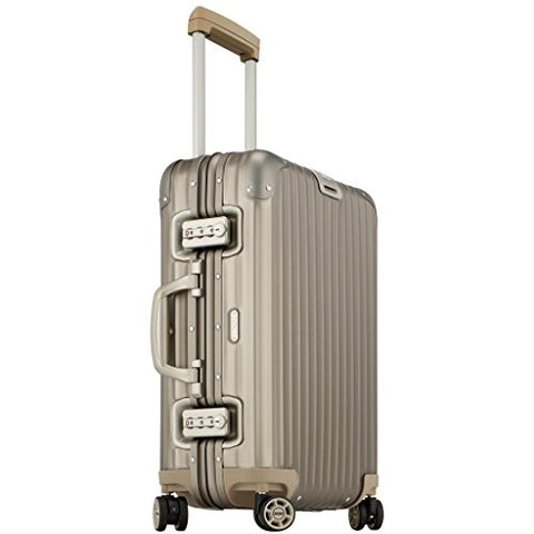 Rimowa Topas Titanium IATA Luggage 21" inch Cabin Multiwheel 32.0 L Light Bronze