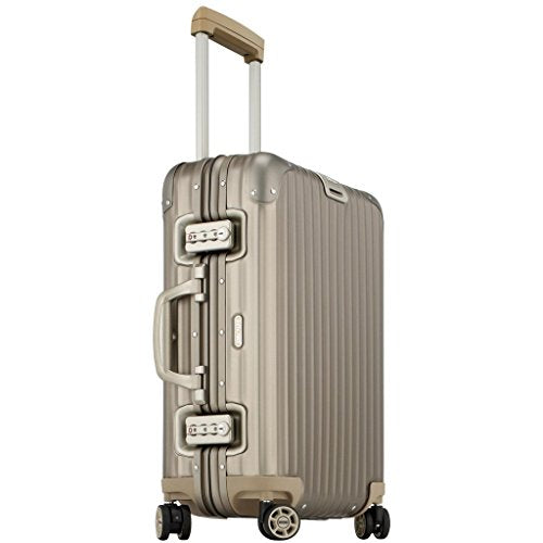 Shop Rimowa Topas Titanium IATA Luggage 21&qu – Luggage Factory