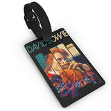 LuckyTagy David Bowie Classic Luggage Tag Initial Bag Tag Suitcase Tag Travel Bag