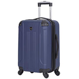 Travelers Club Chicago II Expandable Spinner Carry-On Luggage, Cobalt Blue, 20-Inch