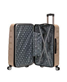 Rockland Melbourne 3 Pc Abs Luggage Set, Champagne