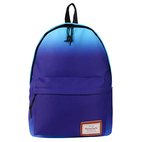 Violet Mist College Backpack Bag Waterproof Laptop
