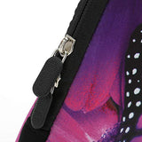 Kiss Laptop Carrying Bag Sleeve,Neoprene Sleeve Case/Grunge Looking Pink and Red Lipstick Marks Set